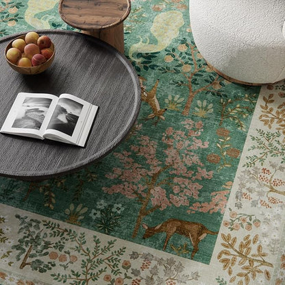 Runner Rug Washable Kitchen Runner: 2'6"x8' Hallway Runner Stain Resistant Non Slip Low Pile Soft Carpet Runners Rug for Entryway Bedroom Hallway Beside Bathroom Laundry Room