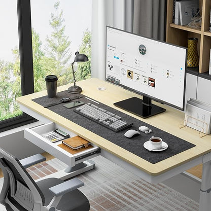 Universal Swivel TV Stand/Base Table Top TV Stand for 13 to 32 inch TVs with 100 Degree Swivel, 4 Level Height Adjustable, Heavy Duty Tempered Glass Base, Holds up to 77lbs, HT07B-001