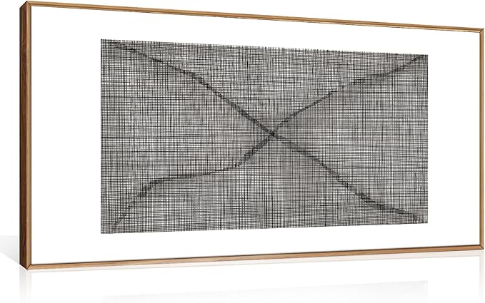 Abstract Line Framed Canvas Wall Art Set,Minimalist Black and White Wall Decor,Neutral Geometric Print,Modern Mid Century Boho Artwork for Living Room,Bedroom-20 x40