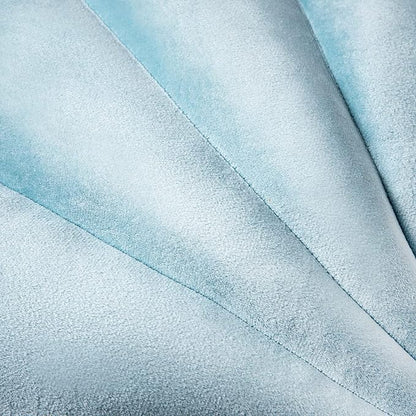 Ashler 3D Throw Pillows Shell Shaped Accent Throw Pillow, Soft Velvet Insert Included Cushion for Couch Bed Living Room, Pack of 1, Light Blue, 14 X 11 inches