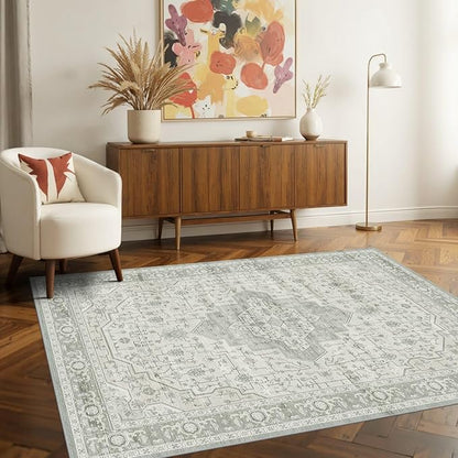 Rugxara Washable Area Rug for Living Room, Bedroom Kitchen(3'x5')