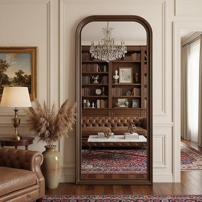 Antok 81"x41" Oversized Full Length Mirror, Extra Large Floor Mirror Freestanding or Wall-Mounted Mirror for Bedroom, Living Room, Cloakroom, Bronze