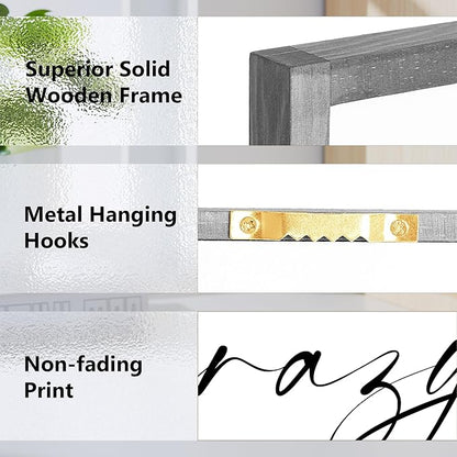Heiple Family Wall Decor 11"x14" Framed Wooden Wall Sign for Home Decor Farmhouse Vintage Rustic Living Room Minimalist Family Wall Art (Gray, 11”x14”)
