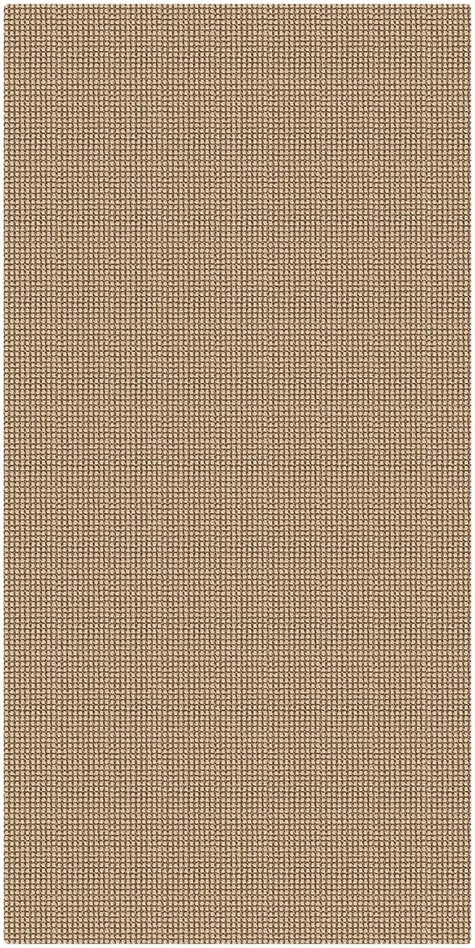 KOZYFLY 3x6 Washable Runner Rug, Non Slip Wide Runners for Hallway, Woven Large Entryway Runners, Braided Floor Carpet Runner for Entry, Kitchen, Bedside, Hall, Orange Beige/Tan/Brown