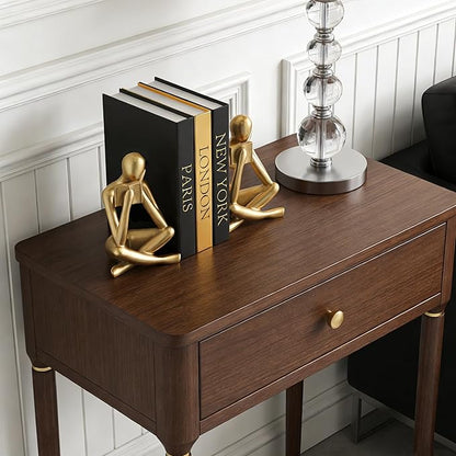 Decorative Books for Coffee Table Decor,3 PCS Stylish Fake Books of Room Decor Aesthetic,for Home Decor,Shelf,Entryway,Console Table,Fireplace Mantel Decor(Black and Gold Foil Stamping)
