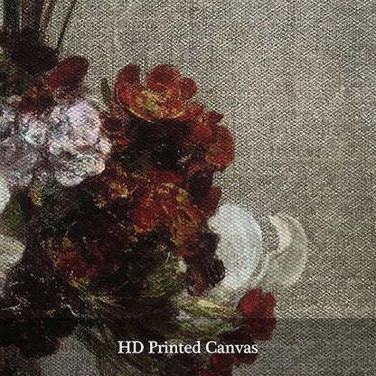 Pyradecor Vintage Wall Art Narcisses Flowers in Vase Artwork Retro Framed Wall Art Classical Floral Paintings Pictures for Living Room Bedroom Kitchen Decorations