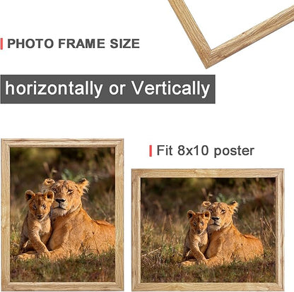 8x10 Picture Frame set of 3, Modern Style Woode Frame,Table Top or Wall Mount best gift