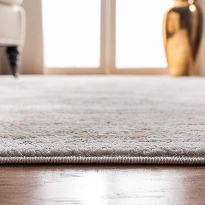 SAFAVIEH Isabella Collection Runner Rug - 2'2" x 8', Cream & Beige, Oriental Design, Non-Shedding & Easy Care, Ideal for High Traffic Areas in Living Room, Bedroom (ISA940B)