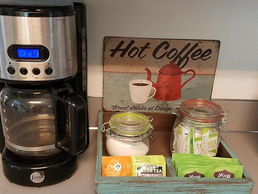 ARTCLUB HOT Coffee Great Drinks Retro Metal Tin Sign, Antique Plaque Poster Cafe Home Kitchen Wall Decor