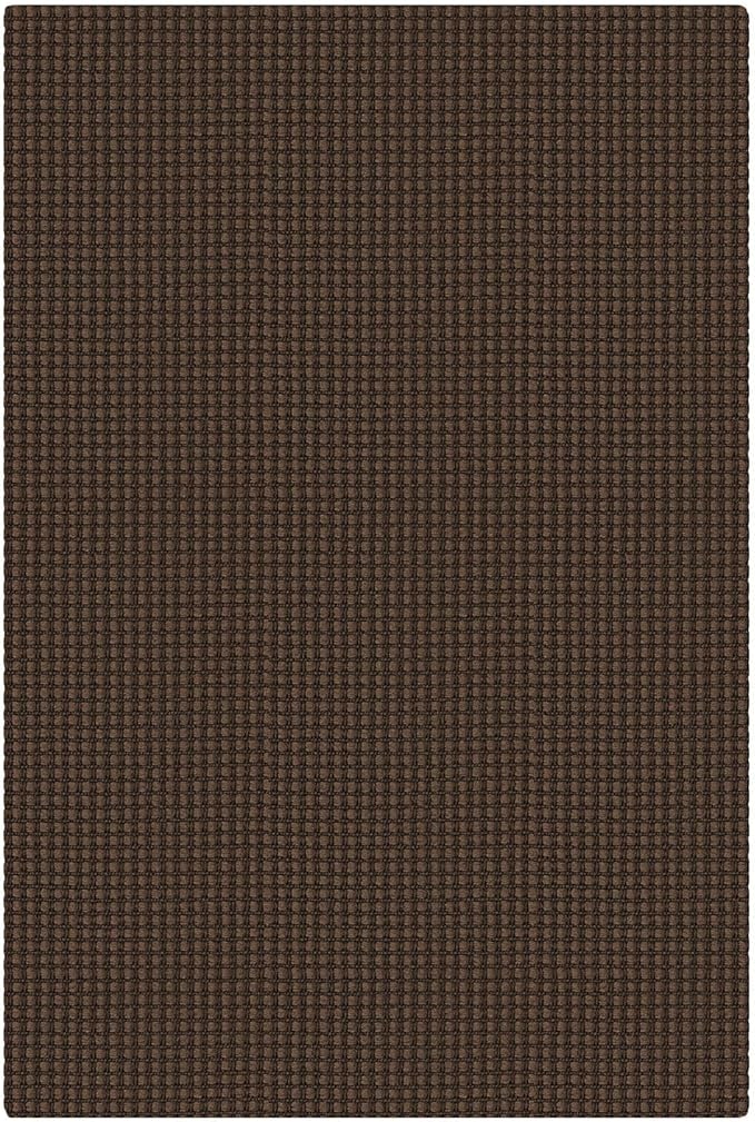 KOZYFLY Indoor Door Mat 2x3 ft Small Area Rugs Washable Front Door Mat Non Slip Rubber Backed Entryway Rug Cotton Entrance Doormat for Front Porch Bathroom Kitchen Bedroom, Brown/Dark Brown