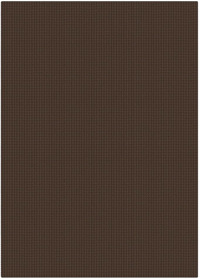 KOZYFLY Washable 5x7 Living Room Rug, Non Slip Woven Area Rugs, Braided Floor Carpet for Entryway, Kitchen, Bedroom, Dining Room, Office, Cotton Rug Indoor Decor, Brown/Dark Brown