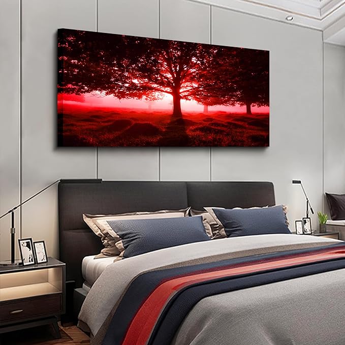 Tree of Life Wall Art,Ephany Art,Wall Art Canvas Print Framed Wall art Picture Painting for Room Home Decoration (A-1pcs,20x40inchx1pcs)