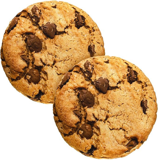 Unittype 2 Pcs 13.4" Chocolate Chip Cookie Pillows Round Throw Pillow Plush 3D Digital Print Funny Food Shaped Soft Stuffed Seat Pad Cushion for Bedroom Couch Sofa Chair Floor Decor Gifts