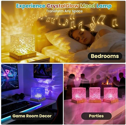 2026 New Ocean Wave Projector Light, 16 Color Touch & Remote Ocean Lamp, 3D Water Ripple LED Night Light, Romantic Ambient Lighting for Bedroom, Kids Room, Meditation, Relaxation, Home Decor