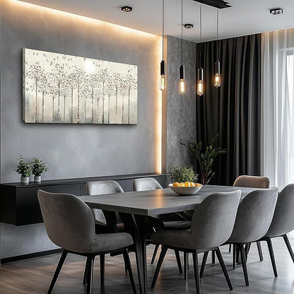 Canvas Wall Art For Living Room Trees And Birds Abstract Paintings Kitchen Wall Decor Office Canvas Prints Artworks Pictures Wall Decorations For Bedroom,Large Size Fashion Modern Home Decoration