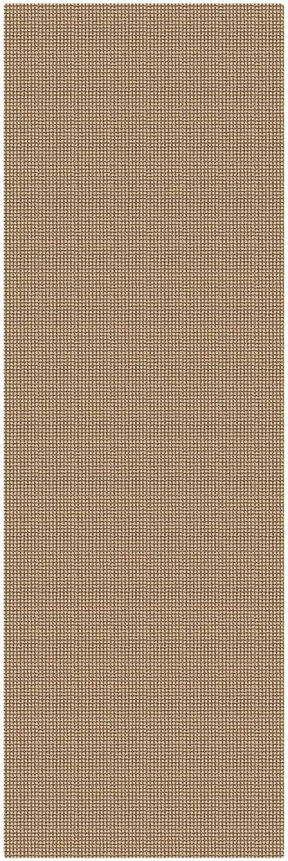 KOZYFLY Runners for Hallways 2.6x8 ft Washable Kitchen Runner Non Slip Rubber Backed Hall Runners Cotton Entryway Runner Rugs for Indoor Backdoor Bedroom Kitchen, Orange Beige/Tan/Brown