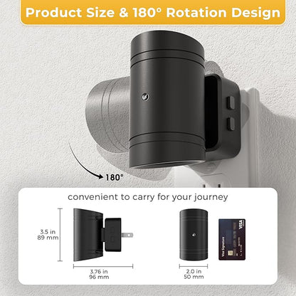 L LOHAS LED Night Light, Dimmable Night Lights Plug into Wall,2 Pack 3CCT Nightlight for Kids,180° Rotatable, 3000K/4000k/5000K Adjustable Night Lights with Dusk to Dawn Sensor for Bedroom Bathroom