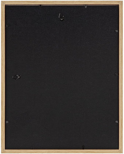Kate and Laurel Gibson Modern Frame Set; Set of 10; White and Natural Wood; Decorative Photo Gallery Wall Frame Set with Multiple Sizes