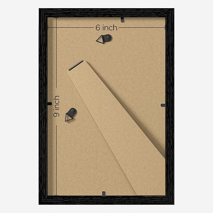 eletecpro 6x9 Picture Frames Set of 10, Picture Frame Collage Wall Decor Display 4x6 Photo with Mat or 6x9 without Mat, Home Decor Gallery Wall Frame for Wall Mounting, Black