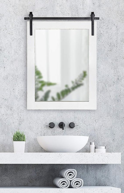 Kate and Laurel Cates Farmhouse Wall Mirror
