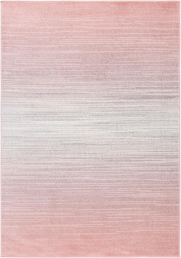 SAFAVIEH Adirondack Collection Accent Rug - 4' x 6', Blush & Grey, Modern Design, Non-Shedding & Easy Care, Ideal for High Traffic Areas in Living Room, Bedroom, Dining Room (ADR183U-4)
