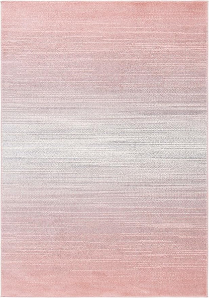 SAFAVIEH Adirondack Collection Accent Rug - 4' x 6', Blush & Grey, Modern Design, Non-Shedding & Easy Care, Ideal for High Traffic Areas in Living Room, Bedroom, Dining Room (ADR183U-4)