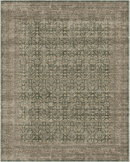 palohom 10x14 Area Rug Washable Rugs: Large Living Room Rug Stain Resistant Non Slip Distressed Vintage Low Pile Faux Wool Soft Rugs for Bedroom Farmhouse Dining Room Nursery Indoor