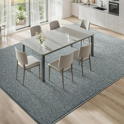 6x9 Area Rugs for Bedroom Living Room, Grey Green Soft Low-Pile Modern Indoor Thickened Memory Foam Non-Slip Washable Carpets for Kids Dorm Home Decor Rug