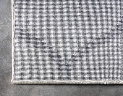 Unique Loom Trellis Frieze Collection Area Rug - Rounded (7' 1" x 10', Ivory/ Gray)