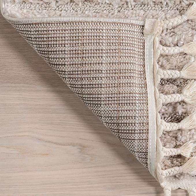 Nuloom Risette Beige, 10' x 14', Geometric, Soft and Textured, High Traffic, Stain Resistant, Easy Clean, Durable Area Rug for Bedroom, Living Room, Dining Space, Den, Foyer, Entryway
