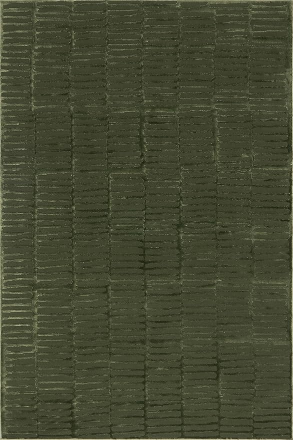 Nuloom Kailani Green, 8' x 10', Geometric, Soft and Cozy, High Traffic, Stain Resistant, Easy Clean, Durable Washable Area Rug for Bedroom, Living Room, Dining Space, Den, Foyer, Entryway