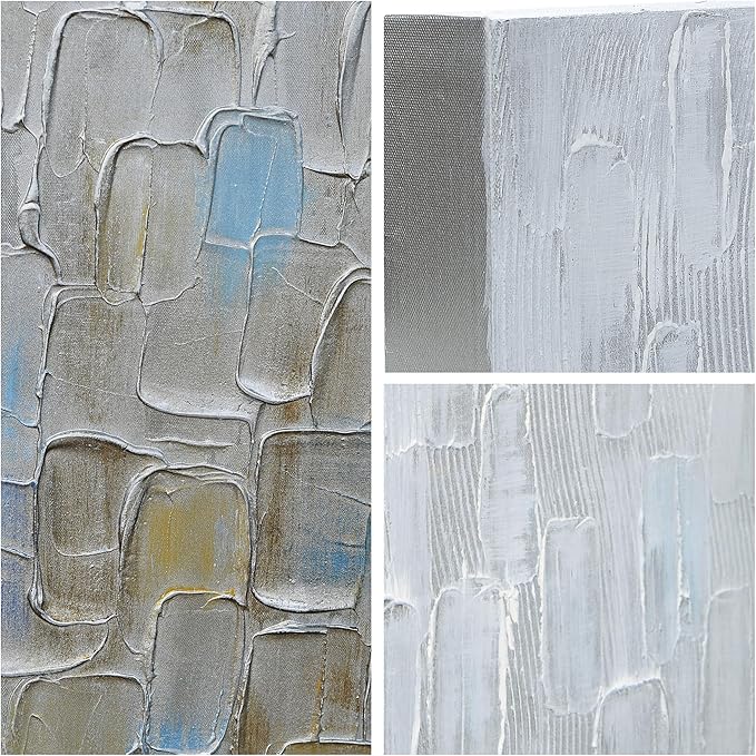 Empire Art Direct Abstract Wall Art Textured Hand Painted Canvas by Martin Edwards, Diptych, 72" x 12" each, Cosmopolitan