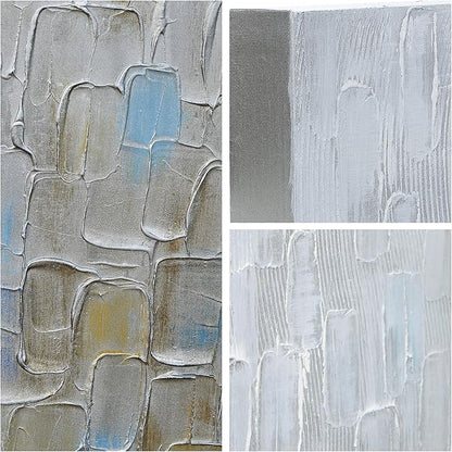 Empire Art Direct Abstract Wall Art Textured Hand Painted Canvas by Martin Edwards, Diptych, 72" x 12" each, Cosmopolitan