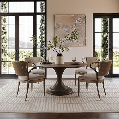 Nuloom Kailani Geometric 10' x 13' Machine Washable Area Rug for Living Room Bedroom Dining Room, Cream