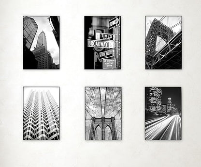 MCS Format 13x19 Poster Frame Black Woodgrain, Vertical & Horizontal Wall Hanging Large Picture Frame for Photos, Posters & Art Prints (6-Pack)