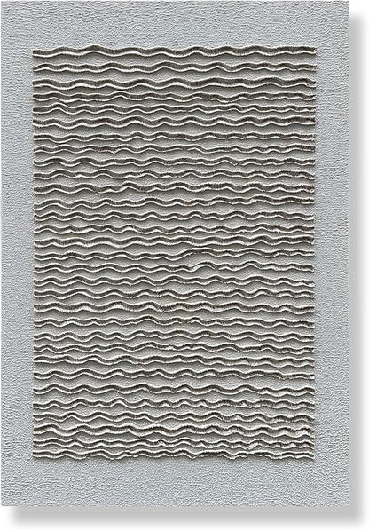 NANKAI Art White Texture Abstract Art Oil Painting Modern Minimalism Art Home Office Wall Deco Art 40x28 inches