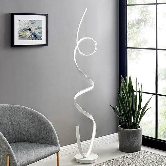 Finesse Decor Amsterdam LED Floor Lamp // White