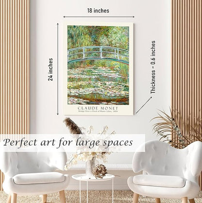 Induslyfe Large Framed Grass Wall Art Canvas Decor Set of 3, Matisse Framed Prints Posters Mid Century Modern Art, Aesthetic Floral Botanical Wall Art for Bedroom, Living Room, Bathroom 18x24