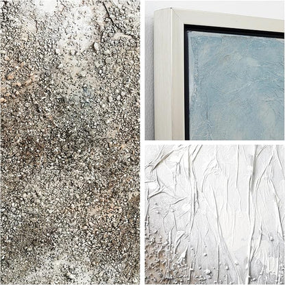 Empire Art Direct Abstract Wall Art Textured Hand Painted Canvas by Martin Edwards, Triptych, 60" x 20" each, Sequence