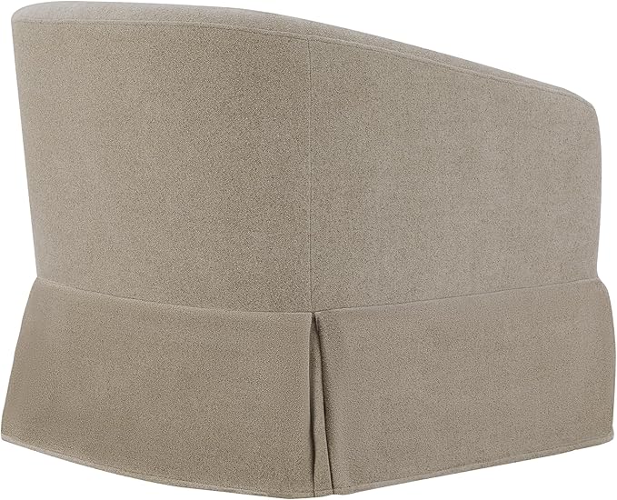 Swivel Accent Chair Set of 2, 360 Degree Performance Fabric Armchair Modern Barrel Chairs Armchair for Living Room Bedroom Home and Office,Taupe