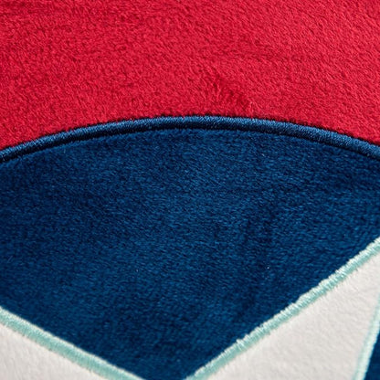 Jay Franco Marvel Avengers Captain America's Shield Shaped Decorative Pillow - Kids Super Soft Throw Plush Pillow - Measures 16 Inches (Official Marvel Product)