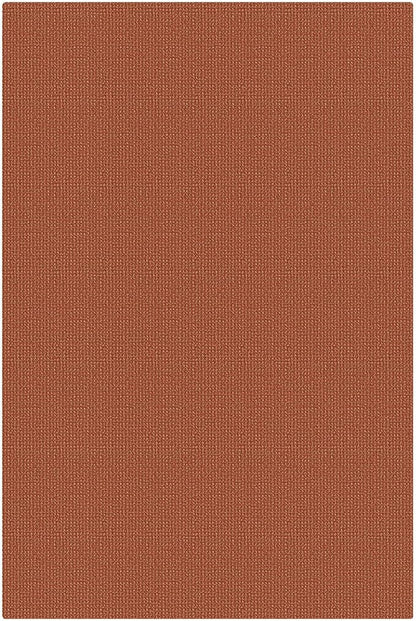 KOZYFLY Washable 4x6 Entry Woven Area Rug, Braided Throw Rugs for Entryway, Non Slip Door Mat Indoor Entrance, Front Porch Carpet for Foyer, Kitchen, Bedroom, Living Room, Burnt Orange/Tan