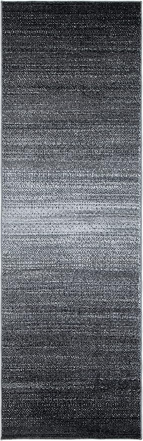 SAFAVIEH Adirondack Collection Runner Rug - 2'6" x 22', Dark Grey & Light Grey, Modern Design, Non-Shedding & Easy Care, Ideal for High Traffic Areas in Living Room, Bedroom, Dining Room (ADR183A-222)