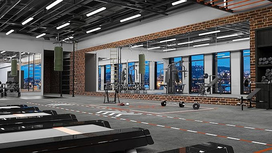 Keonjinn Home Gym Mirror 72" x 36" Large Wall Mounted Rectangular Full Length Mirror for Fitness, Dance Studio, Garage, Home Gym Decor, Oversized Activity, 1 PC