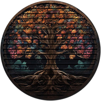 Tree Of Life, Carved Wood Wall Art, 3D Wall Decor, Home Decor, Housewarming Gift, Wall Hangings, Round Wall Art, Wooden Wall Decor,Home Art, Home Decor