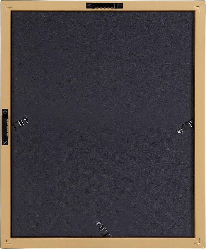 Kate and Laurel Gallery Modern Glam Frame Set, Set of 10, Black, White, and Gold