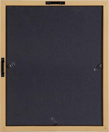 Kate and Laurel Gallery Modern Glam Frame Set, Set of 10, Black, White, and Gold