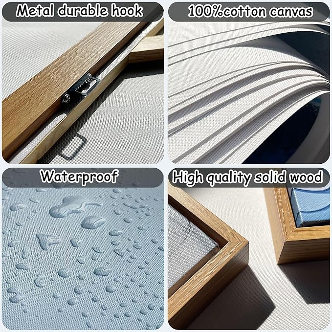 AJAZIKO Highland Cow Wall Art - Farmhouse & Rustic Country Wall Decor, Large Canvas Pictures for Living Room, Above Bed Artwork for Walls - Western Decorations 24×48IN
