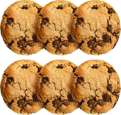 Unittype 6 Pcs 13.4" Chocolate Chip Cookie Pillows Round Throw Pillow Plush 3D Digital Print Funny Food Shaped Soft Stuffed Seat Pad Cushion for Bedroom Couch Sofa Chair Floor Decor Gifts