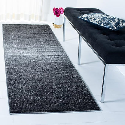 SAFAVIEH Adirondack Collection Runner Rug - 2'6" x 22', Dark Grey & Light Grey, Modern Design, Non-Shedding & Easy Care, Ideal for High Traffic Areas in Living Room, Bedroom, Dining Room (ADR183A-222)